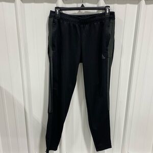 Black adidas joggers